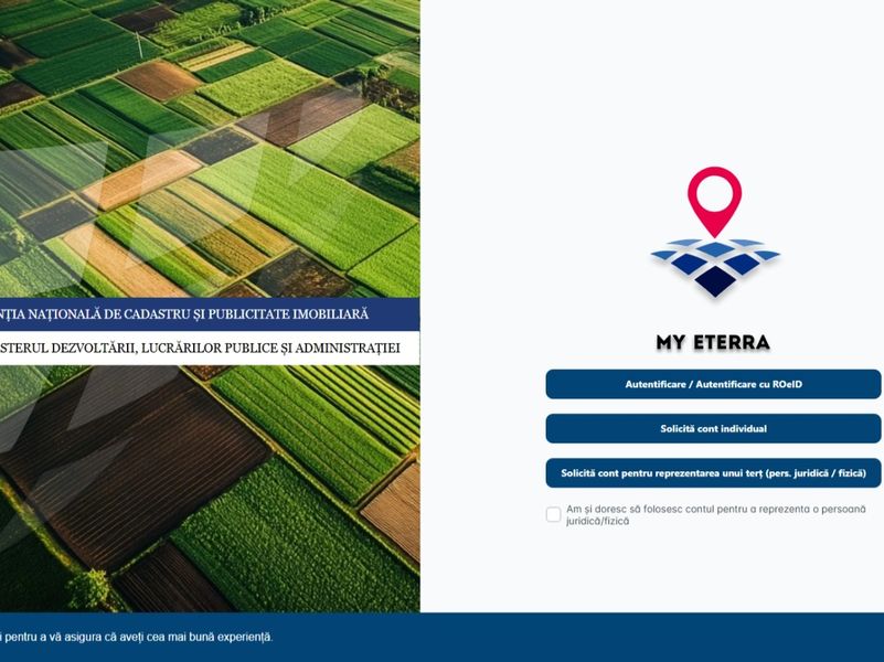 My Eterra – Extras GRATUIT de carte funciara ANCPI