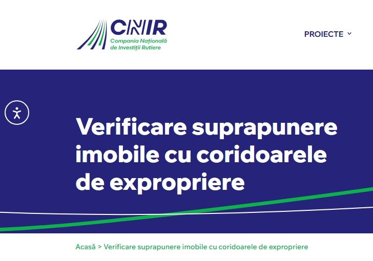 Exproprieri – Verificare suprapunere imobile cu coridoarele de expropriere